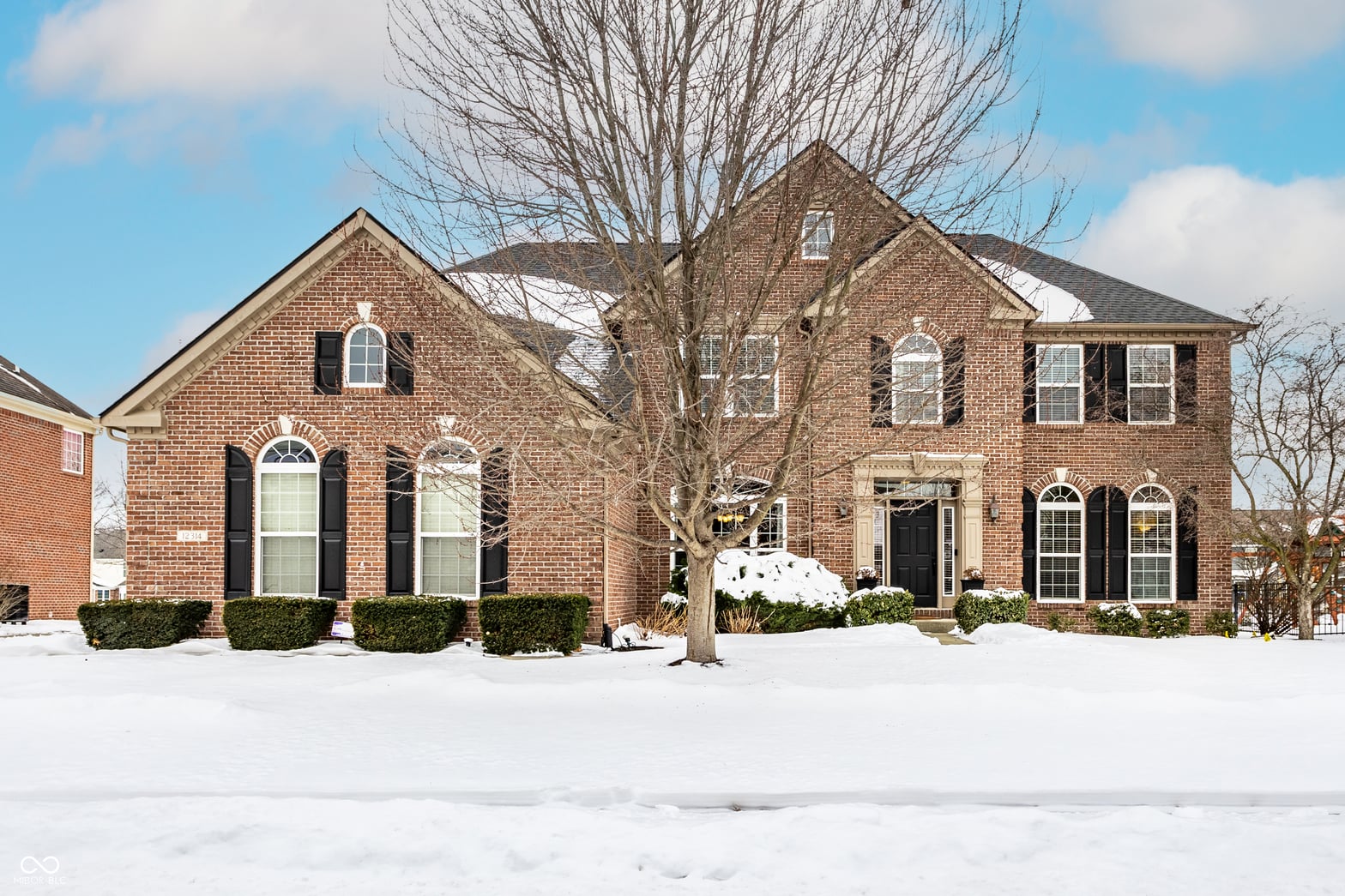 Front exterior at 12314 Westmorland Drive, Fishers, IN