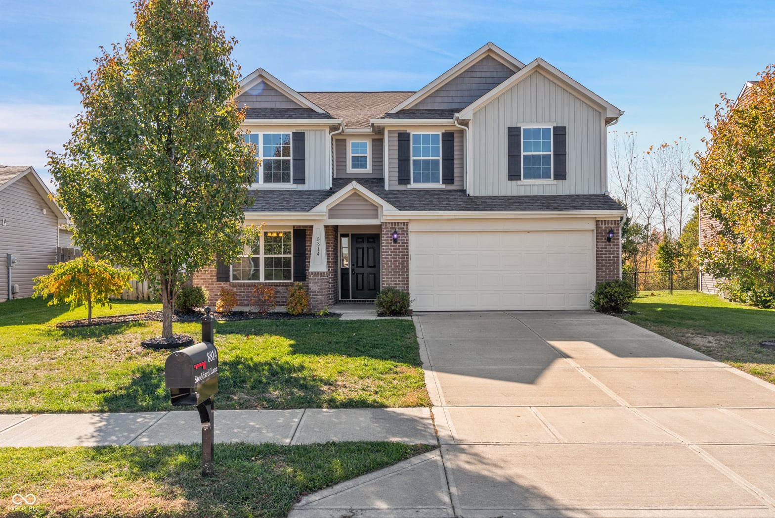 Front exterior at 8814 Stoddard Lane, Indianapolis, IN