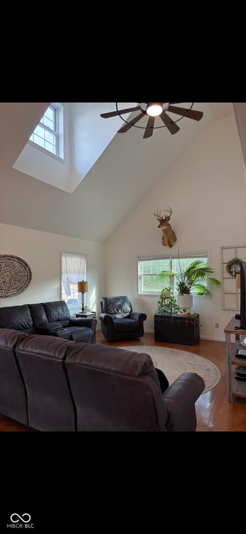 Living room at 505 S CR 350 E, Connersville, IN