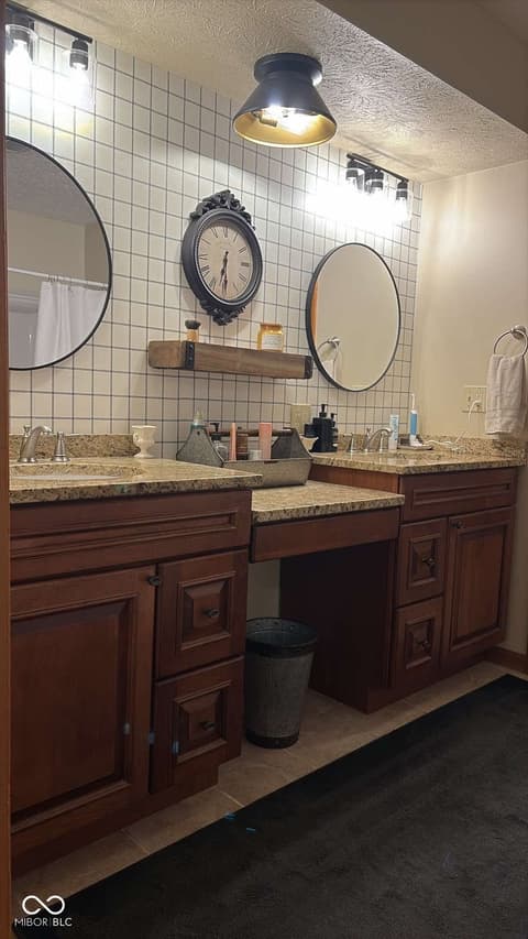 Bathroom at 505 S CR 350 E, Connersville, IN