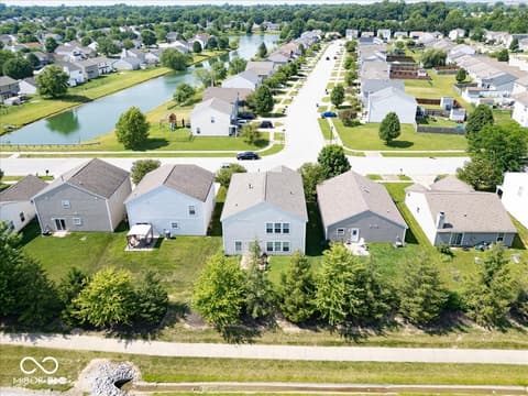 Aerial view at 951 Curlew Lane, Greenwood, IN