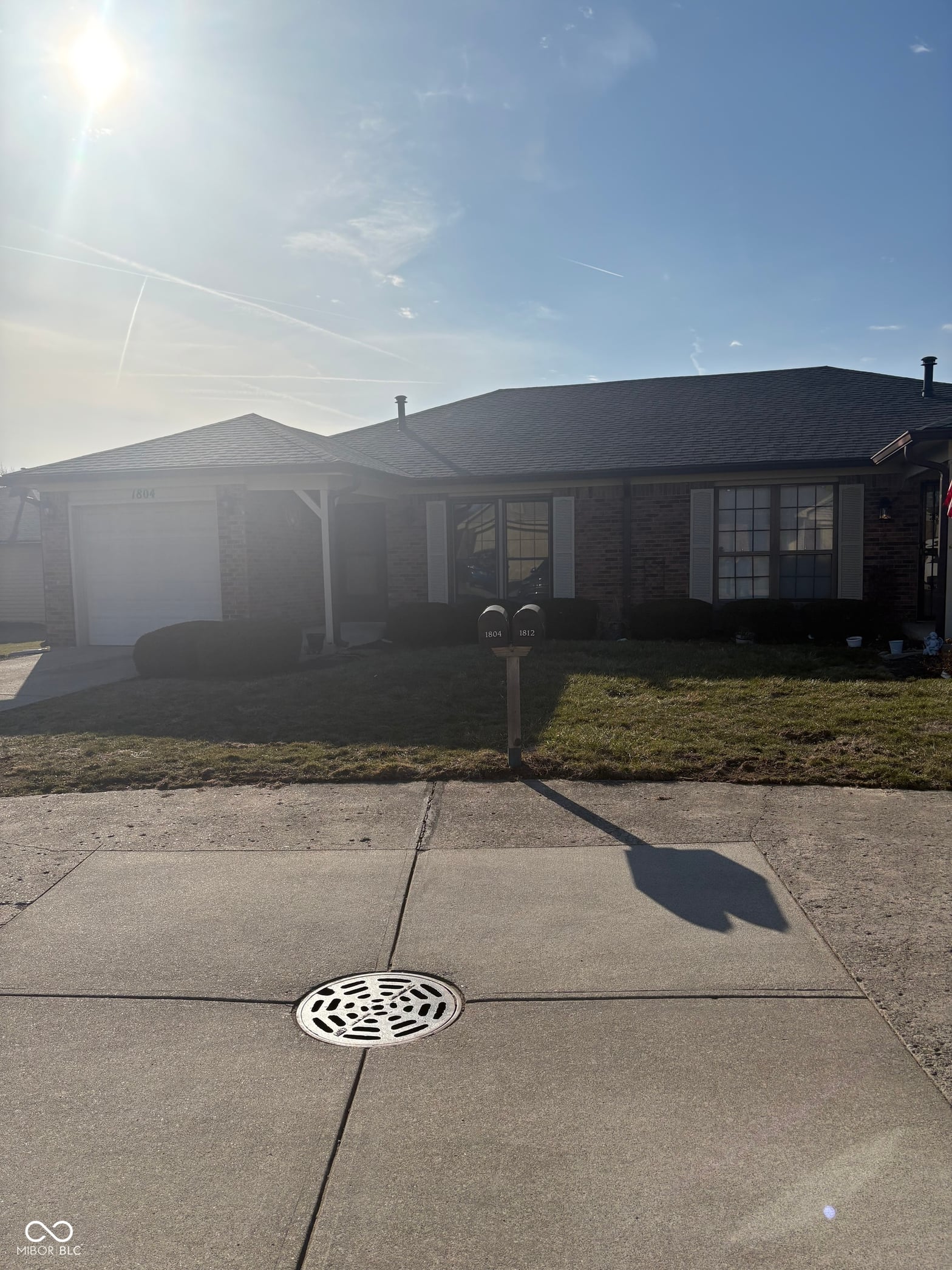 Front exterior at 1804 Queensbridge Circle, Indianapolis, IN