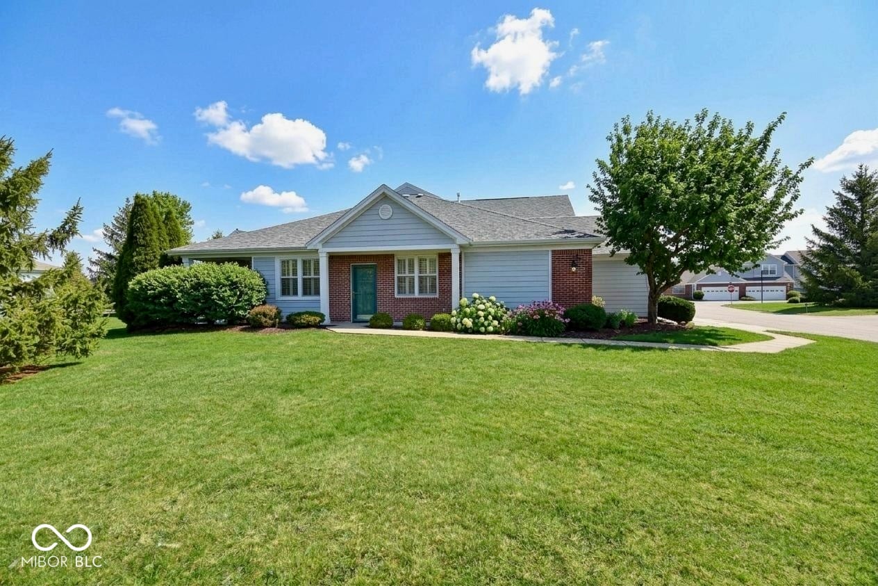 Front exterior at 9596 Feather Grass Way, Fishers, IN