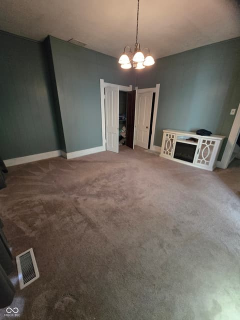 Primary bedroom at 127 S Madison Street, Knightstown, IN