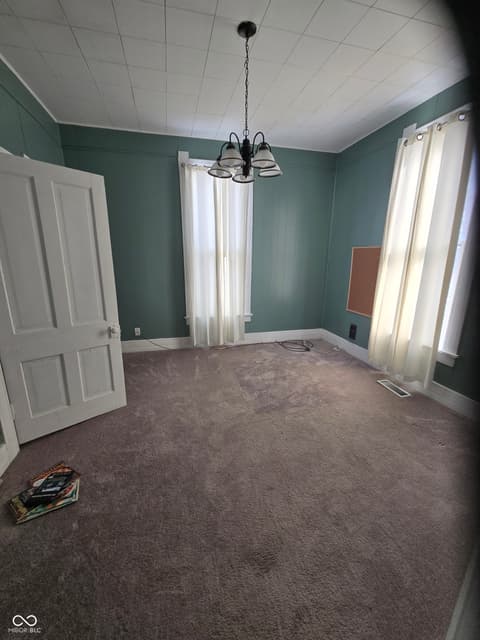 Primary bedroom at 127 S Madison Street, Knightstown, IN
