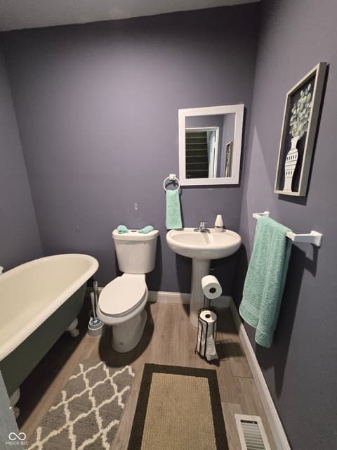 Bathroom at 127 S Madison Street, Knightstown, IN