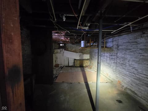 Basement at 127 S Madison Street, Knightstown, IN