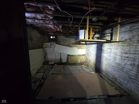 Basement at 127 S Madison Street, Knightstown, IN