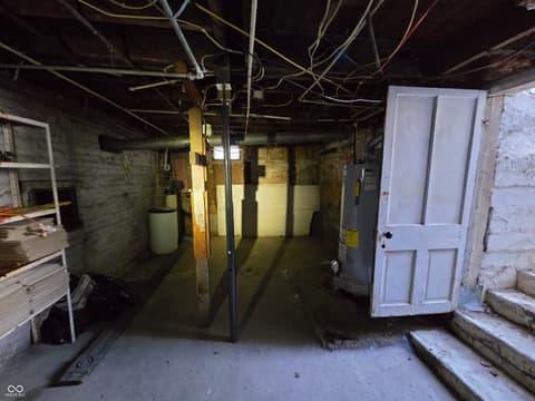 Basement at 127 S Madison Street, Knightstown, IN