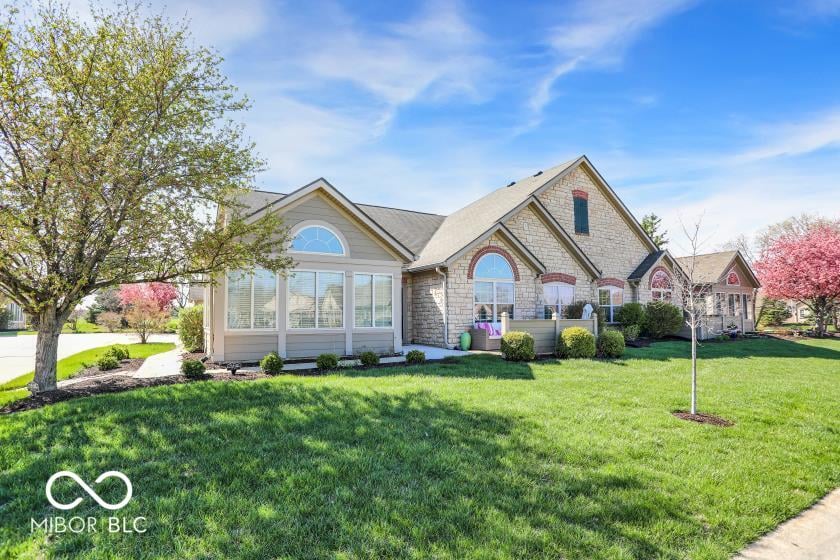 Front exterior at 17080 Huntley Place, Westfield, IN