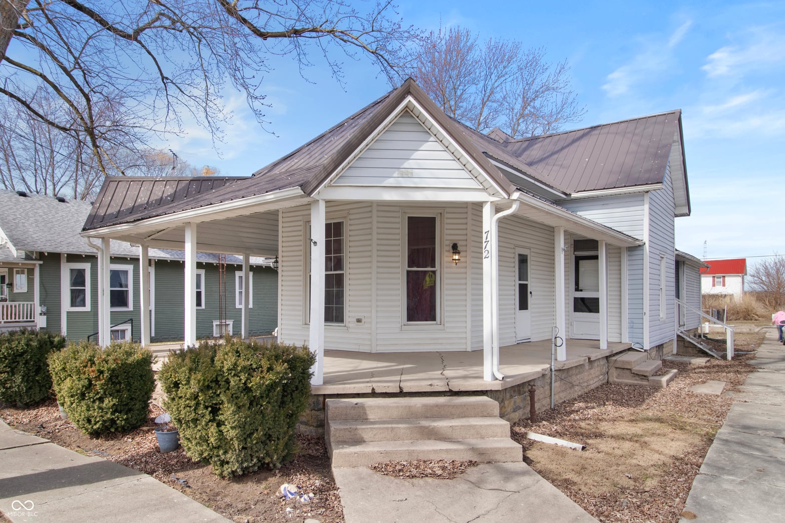 Front exterior at 772 E 900 N, Mays, IN