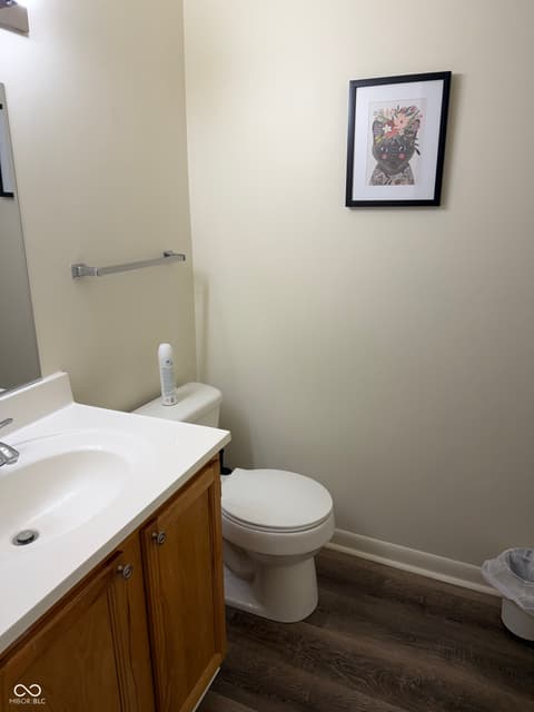 Bathroom at 9861 Royce Drive, Indianapolis, IN