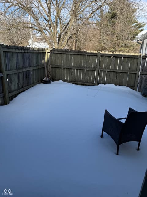 Yard at 9861 Royce Drive, Indianapolis, IN