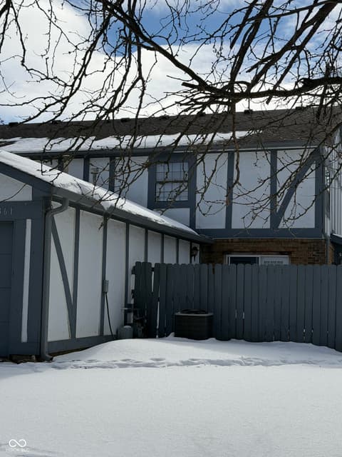 Side exterior at 9861 Royce Drive, Indianapolis, IN