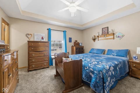 Bedroom at 344 Patriots Landing, Coatesville, IN