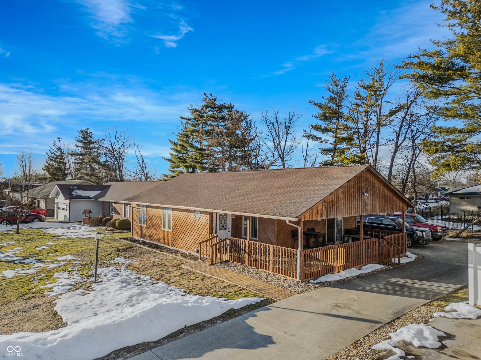 Front exterior at 708 Pine Tree Court, Seymour, IN