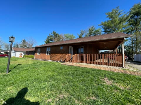Front exterior at 708 Pine Tree Court, Seymour, IN