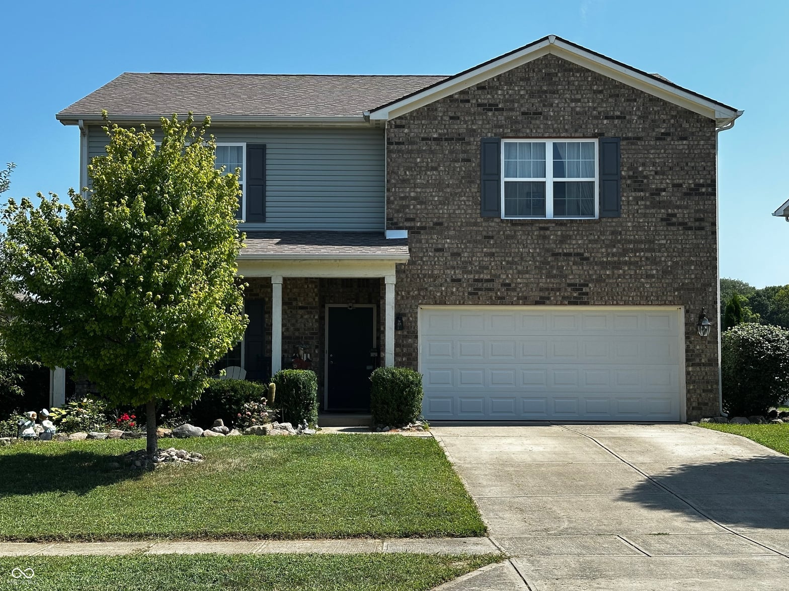 Front exterior at 1685 Fair Weather Drive, Pendleton, IN