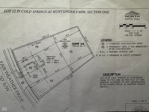 Map — 1685 Fair Weather Drive, Pendleton, IN