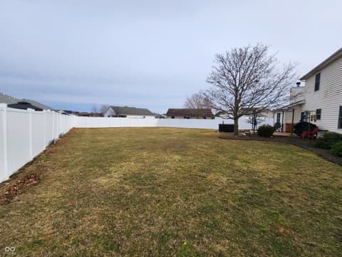 Yard at 9512 W Thurston Court, Yorktown, IN