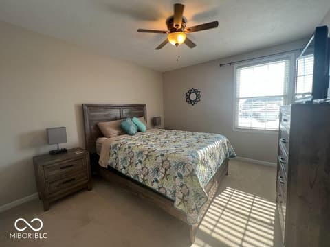 Bedroom at 9512 W Thurston Court, Yorktown, IN
