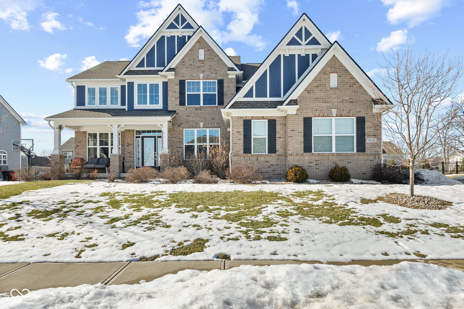 Front exterior at 4028 Spylaw Road, Bargersville, IN