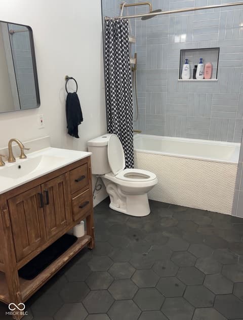 Bathroom at 1342 E Minnesota Street, Indianapolis, IN