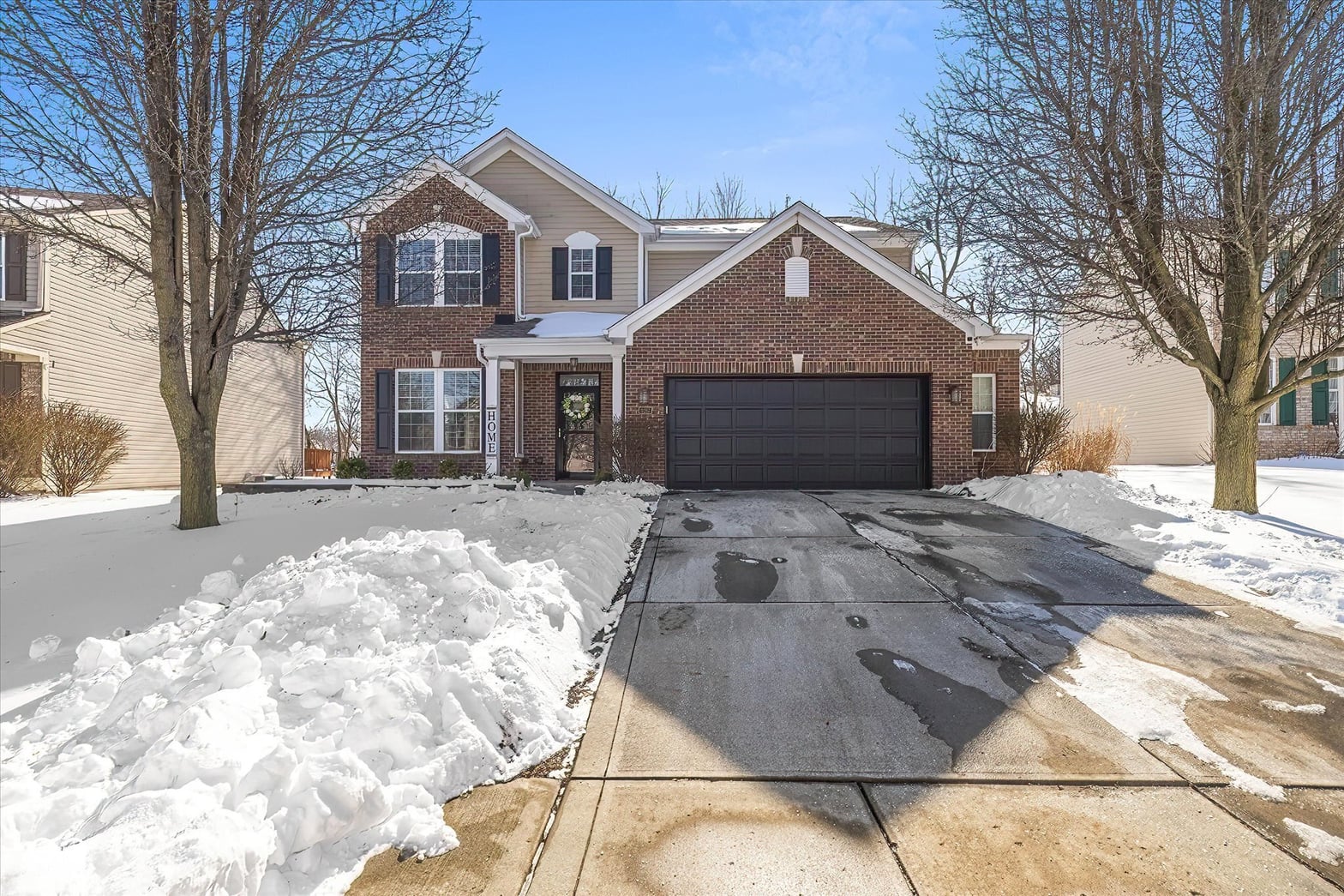Front exterior at 11267 Catalina Drive, Fishers, IN