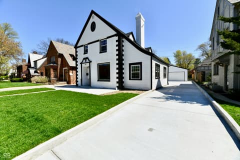 Front exterior at 4507 N Pennsylvania Street, Indianapolis, IN