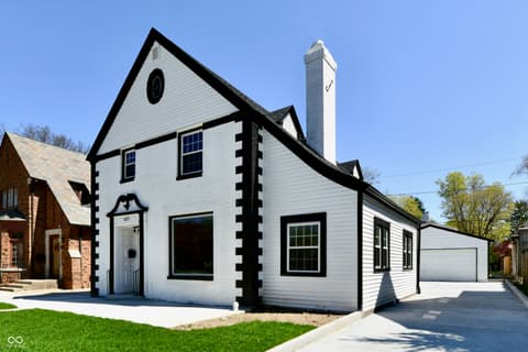 Front exterior at 4507 N Pennsylvania Street, Indianapolis, IN