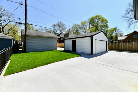 Garage at 4507 N Pennsylvania Street, Indianapolis, IN