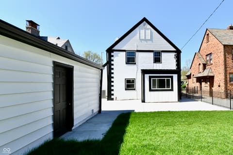 Backyard at 4507 N Pennsylvania Street, Indianapolis, IN