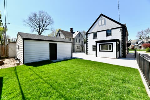 Backyard at 4507 N Pennsylvania Street, Indianapolis, IN