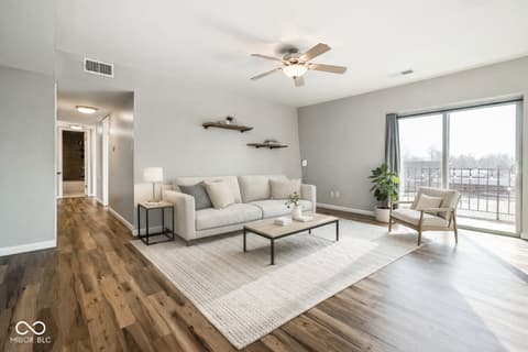 Living room at 315 Elmead Court, Greenwood, IN