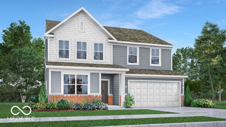 Front exterior at 12793 South Rim Drive, Noblesville, IN
