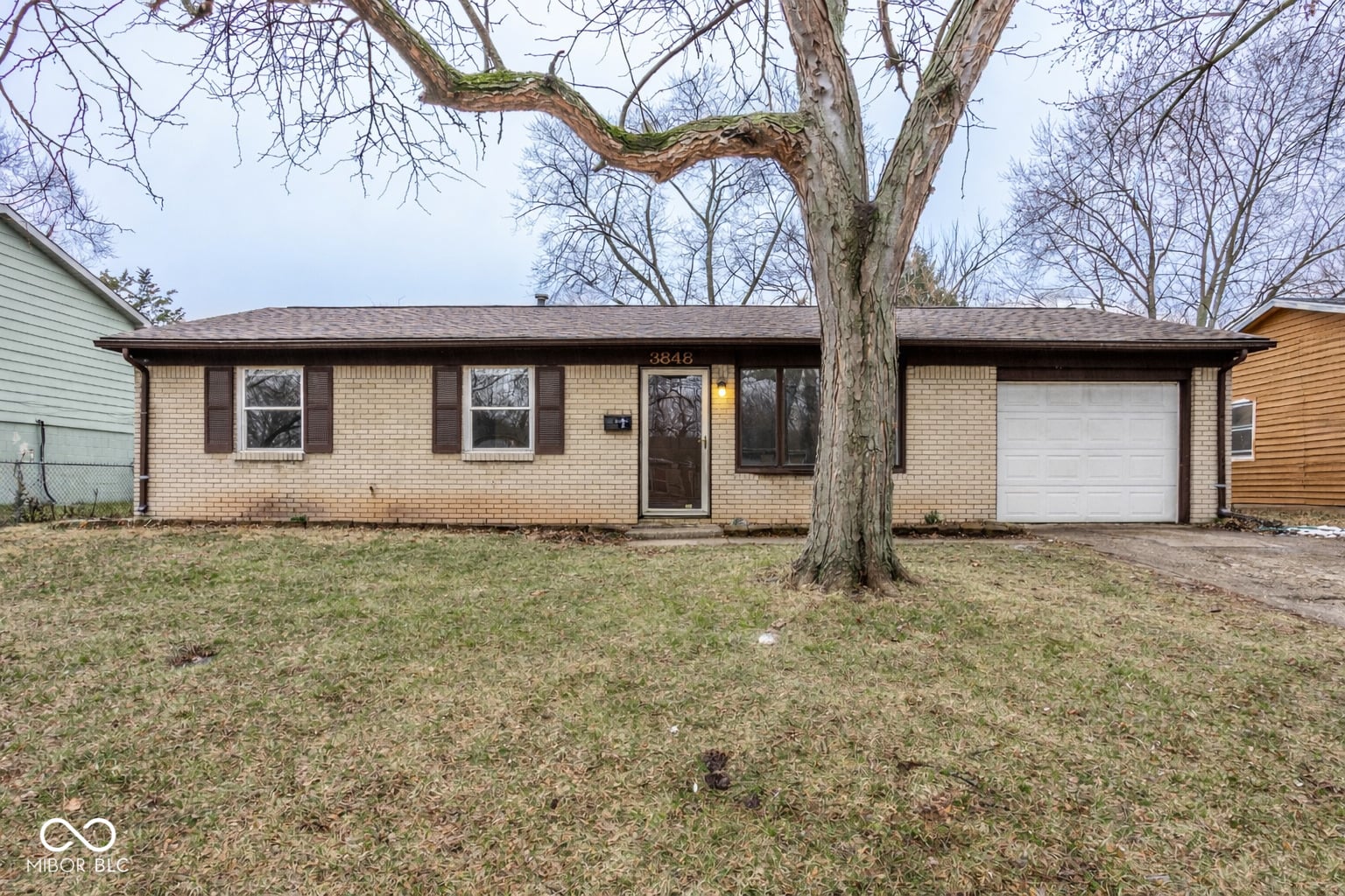 Front exterior at 3848 Richelieu Road, Indianapolis, IN