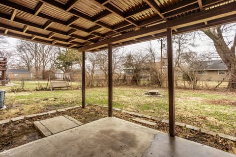 Outdoor living area at 3848 Richelieu Road, Indianapolis, IN