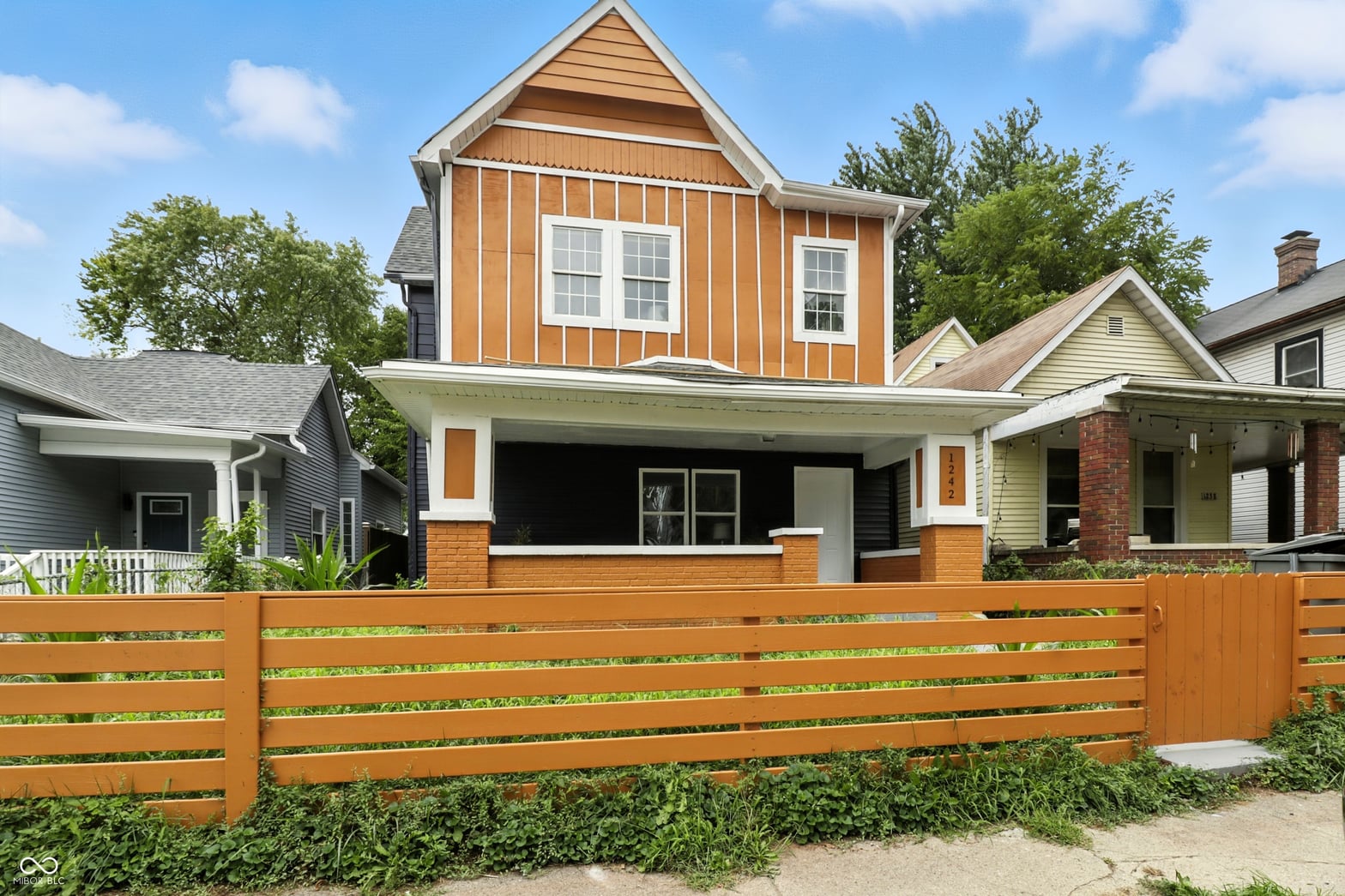 Front exterior at 1242 Union Street, Indianapolis, IN