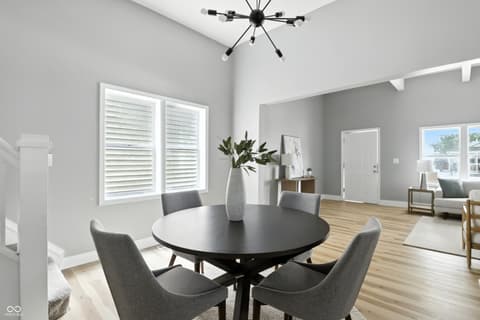 Dining room at 1242 Union Street, Indianapolis, IN