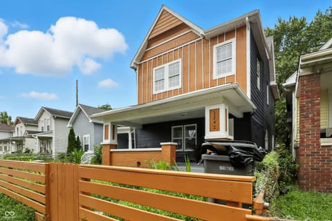 Front exterior at 1242 Union Street, Indianapolis, IN