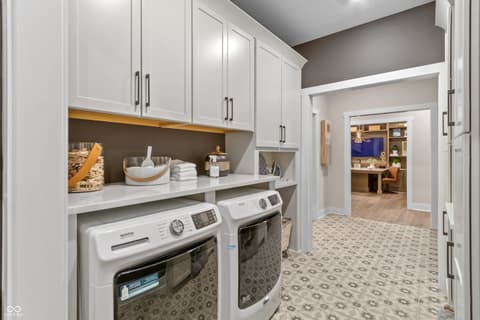 Laundry room at 00 Washington St, Burlington, IN