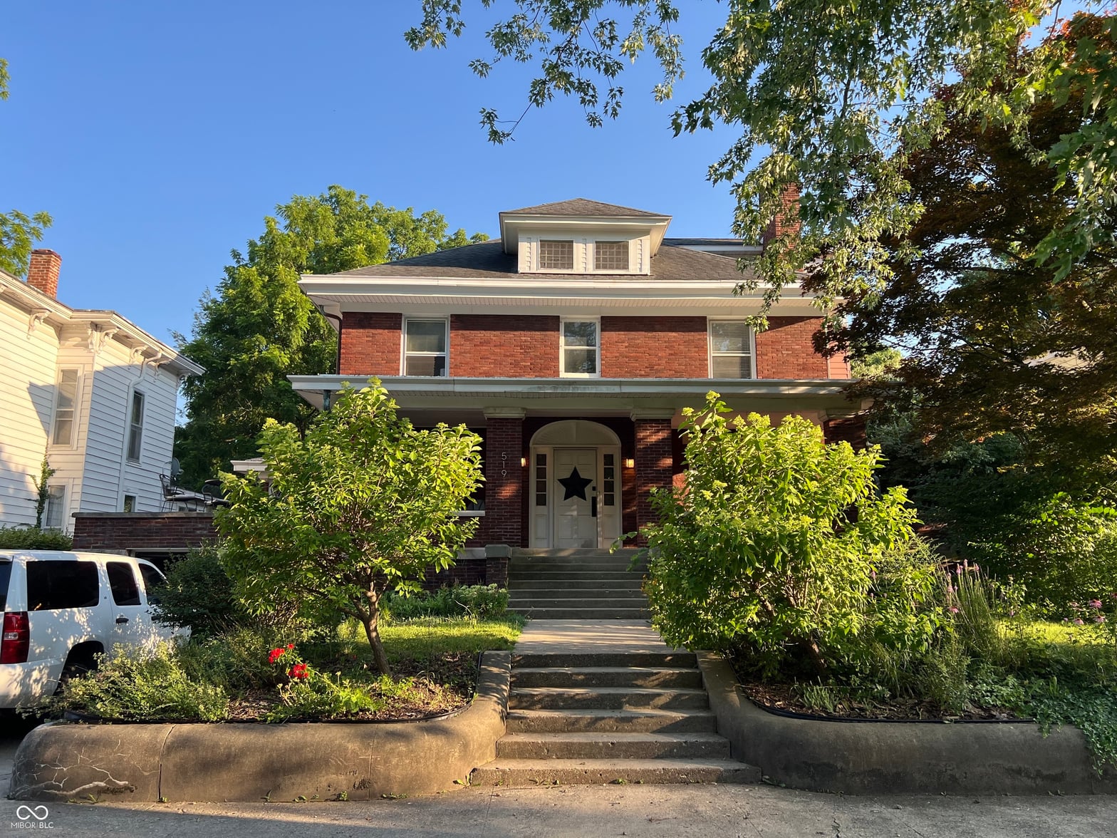 Front exterior at 519 E Wabash Avenue, Crawfordsville, IN