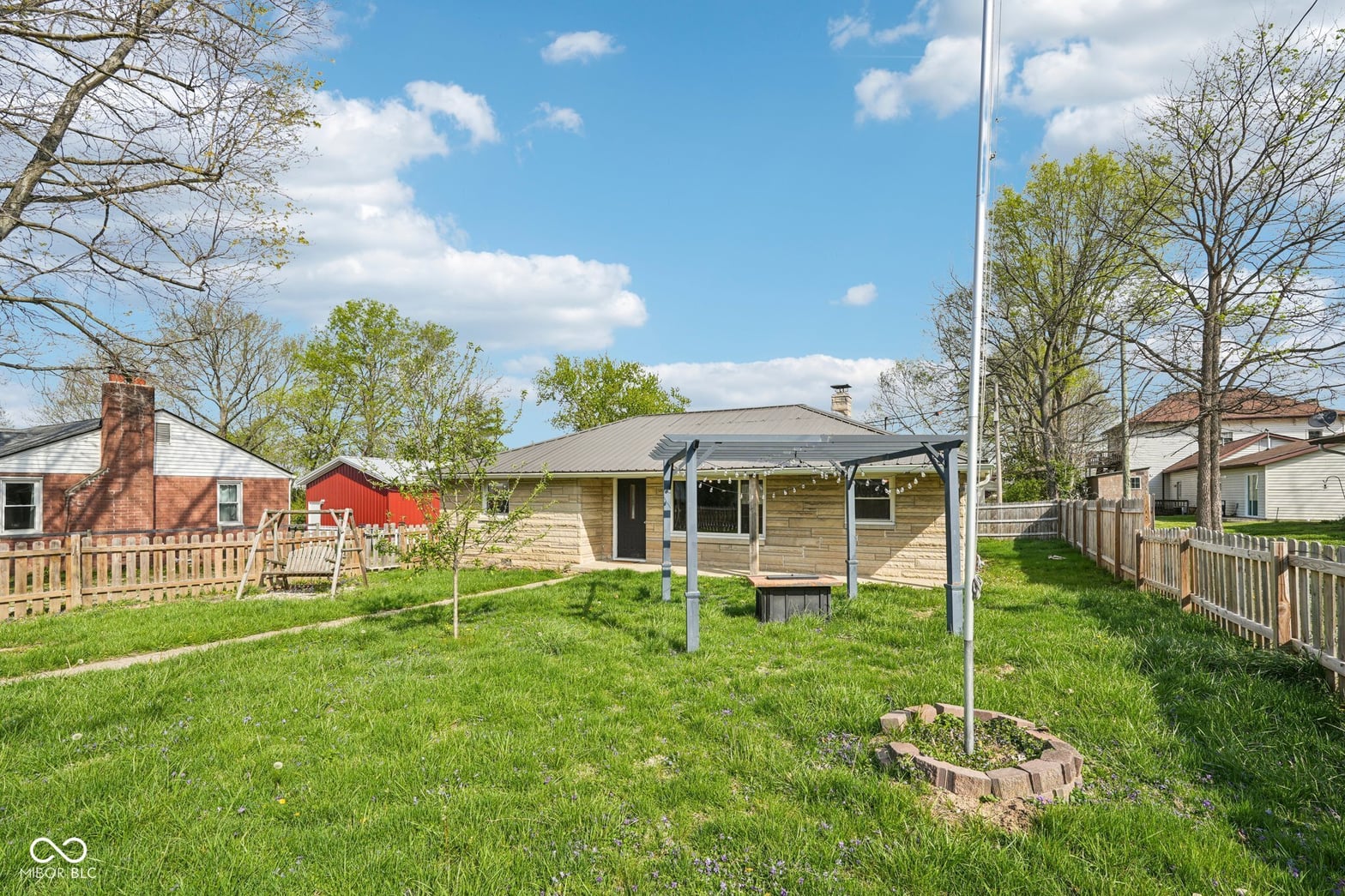 Backyard at 170 E Elm Street, Morgantown, IN