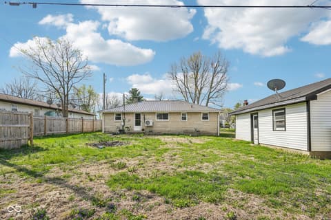 Backyard at 170 E Elm Street, Morgantown, IN