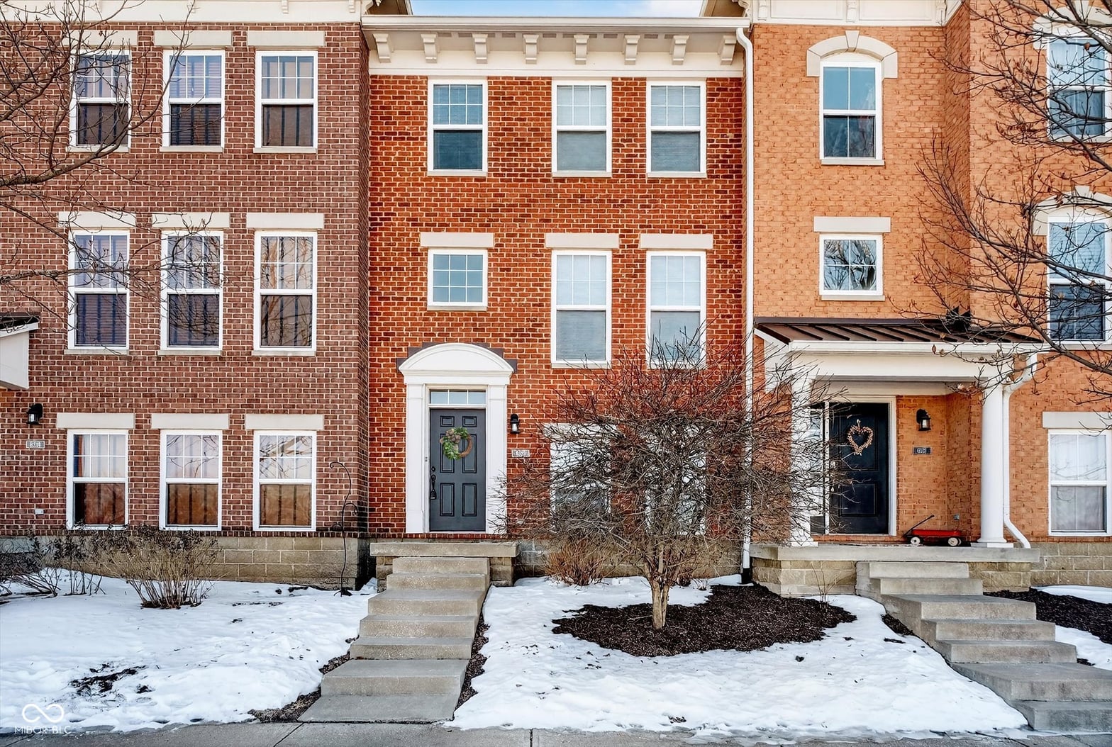 Front exterior at 6335 Schooler Drive, Whitestown, IN