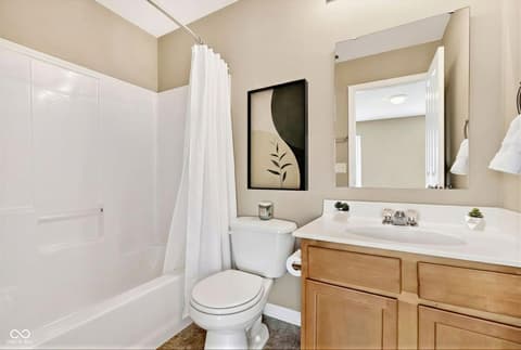 Bathroom at 6335 Schooler Drive, Whitestown, IN
