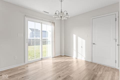 Dining room at 13832 N Cardonia Drive, Camby, IN