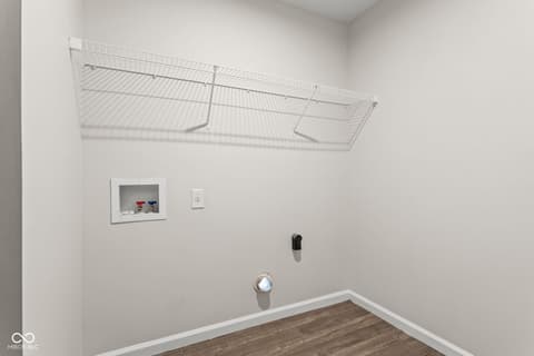 Laundry room at 13832 N Cardonia Drive, Camby, IN