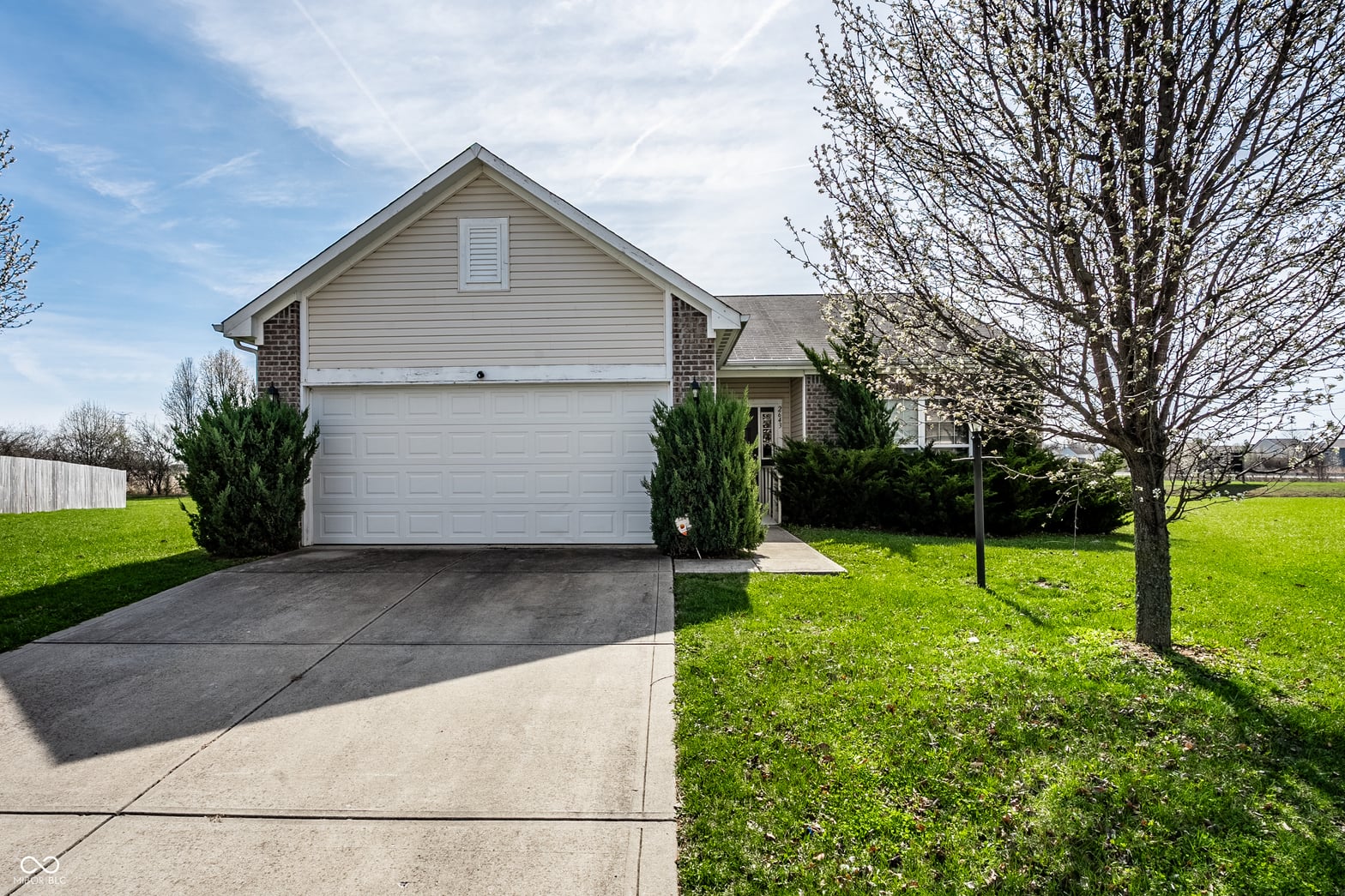 Front exterior at 2643 Harshaw Court, Indianapolis, IN