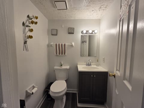 Bathroom at 8512 Green Valley Drive, Indianapolis, IN